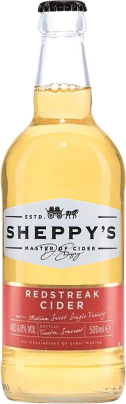 7,95 € Free Shipping | Cider Sheppy's Redstreak Single Variety United Kingdom Medium Bottle 50 cl