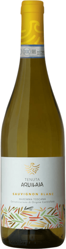 19,95 € Free Shipping | White Wine Tenuta Aquilaia D.O.C. Maremma Toscana Tuscany Italy Sauvignon 75 cl