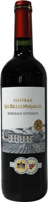10,95 € Envio grátis | Vinho Tinto Dourthe Château Les Belles Murailles Superior A.O.C. Bordeaux Bordeaux França 75 cl
