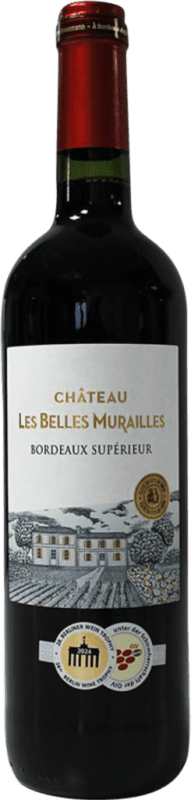 10,95 € Kostenloser Versand | Rotwein Dourthe Château Les Belles Murailles Superior A.O.C. Bordeaux Bordeaux Frankreich 75 cl