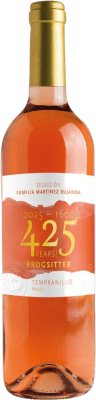 9,95 € Envío gratis | Vino Rosado Martínez Bujanda Brogsitter 425th Edición Especial Aniversario I.G.P. Vino de la Tierra de Castilla Castilla la Mancha España Tempranillo 75 cl
