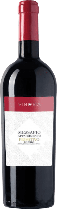 17,95 € 免费送货 | 红葡萄酒 Vinosìa Messapio Appassimento I.G.T. Salento 意大利 Primitivo — 普里米蒂沃 75 cl