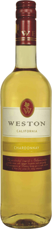 10,95 € Envio grátis | Vinho Branco Westen Estate Weston Estados Unidos Chardonnay 75 cl