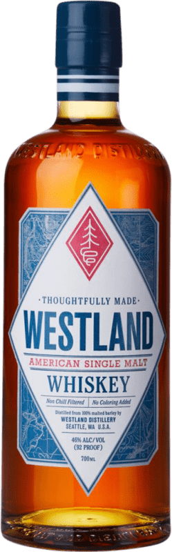 91,95 € Free Shipping | Single Malt Whisky Westland United States 70 cl