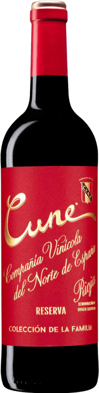 17,95 € 送料無料 | 赤ワイン Norte de España - CVNE Colección Familiar — ファミリーコレクション レセルバ D.O.Ca. Rioja スペイン 75 cl