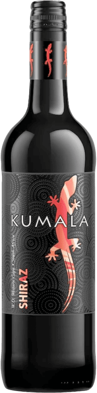 8,95 € 送料無料 | 赤ワイン Kumala W.O. Western Cape Western Cape South Coast 南アフリカ Syrah — シラー 75 cl