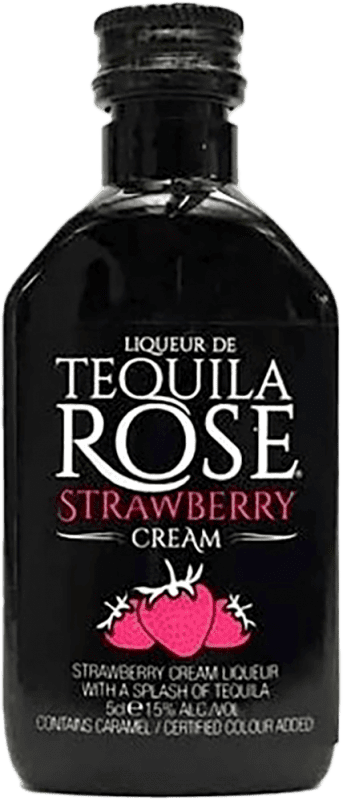 34,95 € 送料無料 | 10個入りボックス クリームリキュール Tequila Rose スペイン ミニチュアボトル 5 cl Fresa — イチゴ, Tequila — テキーラ