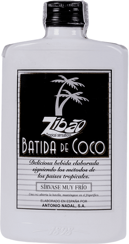 5,95 € Free Shipping | Liqueurs Zibao Spain Small Hip Flask 35 cl PET Coco — Coconut