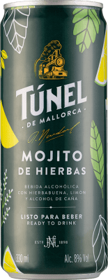 36,95 € 免费送货 | 盒装12个 调和剂 Mixer Antonio Nadal Túnel 8º 西班牙 罐 33 cl Hierbas — 香草, Mojito — 莫希托