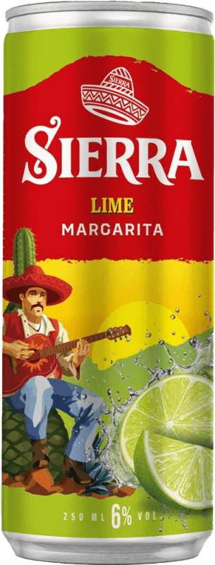 28,95 € Free Shipping | 12 units box Mixer Sierra Mexico Can 25 cl Lima — Lime, Margarita