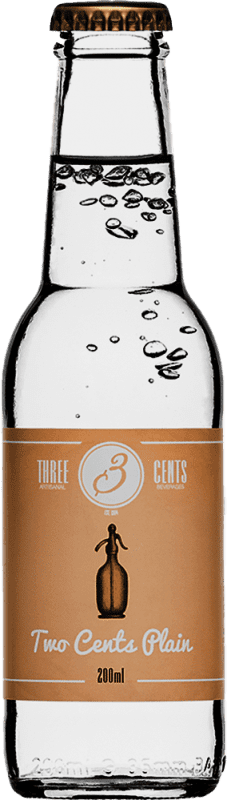 41,95 € 免费送货 | 盒装24个 调和剂 Mixer Coca-Cola Three Cents Two Cents Plain 希腊 小瓶装 20 cl Soda — 苏打水