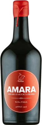 22,95 € Free Shipping | Amaro Amara Sicily Italy Medium Bottle 50 cl Arancia Rossa — Blood Orange