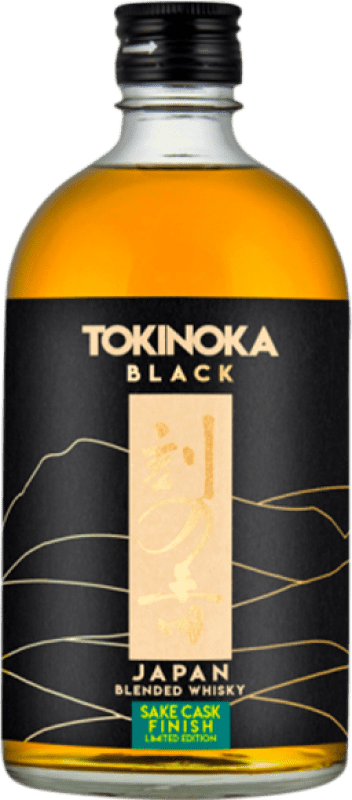 82,95 € 送料無料 | ブレンデッドウイスキー Tokinoka Sake Black — ブラックエディション, Cask Finish — カスクフィニッシュ 日本 ミディアムボトル 50 cl