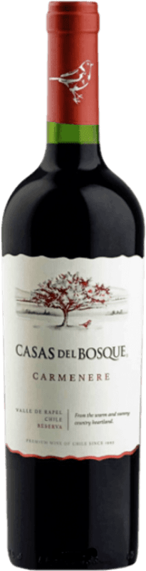 14,95 € 免费送货 | 红葡萄酒 Casas del Bosque 珍藏 I.G. Valle de Rapel Rapel谷 智利 Carmenère — 佳美娜 75 cl