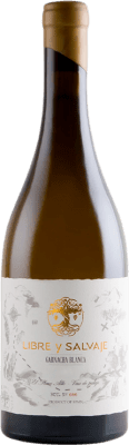 16,95 € Free Shipping | White Wine Libre y Salvaje D.O. Cariñena Aragon Spain Garnacha — Grenache 75 cl