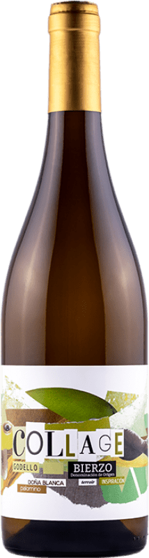 11,95 € Free Shipping | White Wine Aurelio Feo Collage D.O. Bierzo Castilla y León Spain Godello, Palomino Fino, Doña Blanca 75 cl