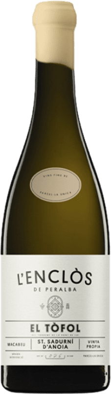 28,95 € Free Shipping | White Wine L'Enclòs de Peralba El Tòfol Spain Macabeo 75 cl