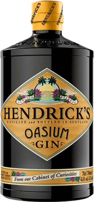 52,95 € Free Shipping | Genever Gin Hendrick's Oasium Scotland United Kingdom 70 cl