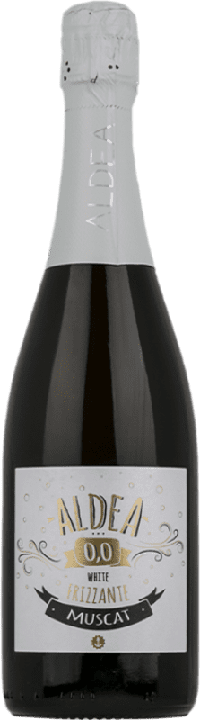 9,95 € Envoi gratuit | Vin Mousseux Blanc Aldea Frizzante — Pétillant Espagne Moscatel — Muscat 75 cl Sans Alcool
