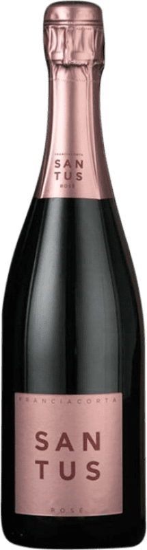 28,95 € 送料無料 | ロゼのスパークリングワイン Santus Zéro Dosage — Brut Nature — ゼロ・ドサージュ Rosé — ロゼ D.O.C.G. Franciacorta ロンバルディア イタリア Pinot Noir — ピノ・ノワール 75 cl