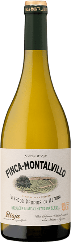 10,95 € Spedizione Gratuita | Vino Bianco Finca Montalvillo D.O.Ca. Rioja La Rioja Spagna Tempranillo, Garnacha — Grenache, Maturana 75 cl