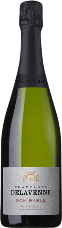 37,95 € Envio grátis | Espumante Branco Delavenne Père & Fils Dom Basle Brut — Bruto Grand Cru Reserva A.O.C. Champagne Champagne França Pinot Noir, Chardonnay 75 cl