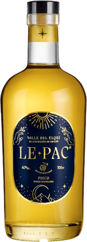 22,95 € Бесплатная доставка | Писко Capel Le Pac Doble Destilado D.O. Valle de Elqui Чили 70 cl