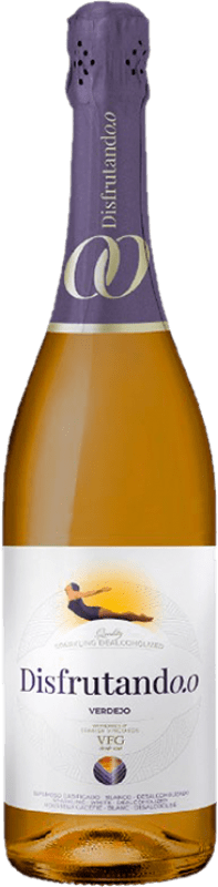 10,95 € Spedizione Gratuita | Spumante Bianco Juan Gil Disfrutando Spagna Verdejo 75 cl Senza Alcol
