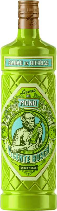 13,95 € Envío gratis | Licor de Hierbas Del Mono Sarao Cataluña España 70 cl