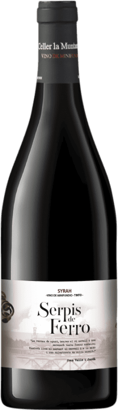 14,95 € Envío gratis | Vino Tinto La Muntanya Serpis de Ferro España Syrah 75 cl