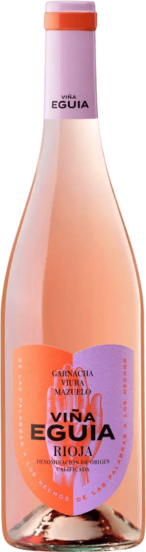 7,95 € Kostenloser Versand | Roséwein Viña Eguía Spanien Garnacha — Grenache, Mazuelo, Viura 75 cl