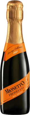 4,95 € Envio grátis | Espumante Branco Mionetto Brut — Bruto Prestige D.O.C. Prosecco Itália Garrafinha 20 cl