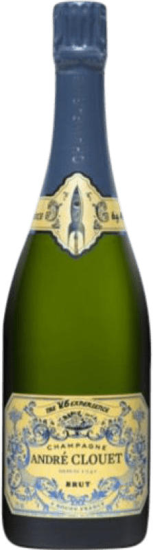 131,95 € 免费送货 | 桃红起泡酒 André Clouet Rubis A.O.C. Coteaux Champenoise 香槟酒 法国 Pinot Noir — 黑皮诺 75 cl