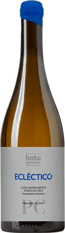 18,95 € Spedizione Gratuita | Vino Bianco El Hato y El Garabato Ecléctico Fermentato in Botte D.O. Arribes Castilla y León Spagna Puesta en Cruz 75 cl