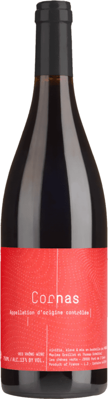 71,95 € Kostenloser Versand | Rotwein Equis A.O.C. Cornas Rhône Frankreich Syrah 75 cl