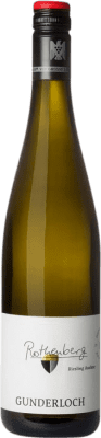 48,95 € Envio grátis | Vinho Doce Gunderloch Rothenberg Auslese — VS Vindima Selecionada Q.b.A. Rheinhessen Rheinhessen Alemanha Riesling Meia Garrafa 37 cl