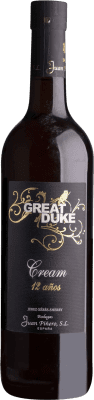 27,95 € 送料無料 | 甘口ワイン Juan Piñero Great Duke Cream — クリーム D.O. Jerez-Xérès-Sherry アンダルシア スペイン Palomino Fino, Pedro Ximénez 12 年 75 cl