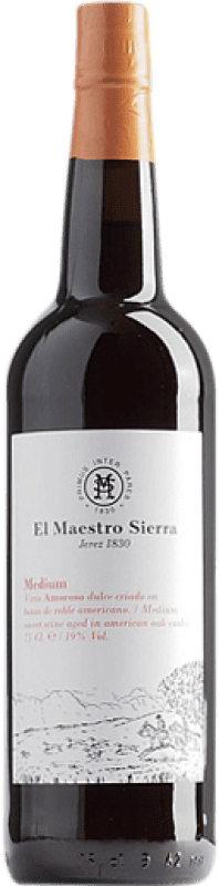 22,95 € Envio grátis | Vinho Branco Maestro Sierra Amoroso D.O. Jerez-Xérès-Sherry Andaluzia Espanha Palomino Fino 75 cl