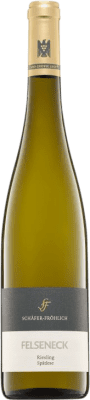 45,95 € Spedizione Gratuita | Vino Bianco Schäfer-Fröhlich Felseneck Spätlese — VT Vendemmia Tardiva, Goldkapsel — Capsula Dorata Q.b.A. Nahe Nahe Germania Riesling 75 cl