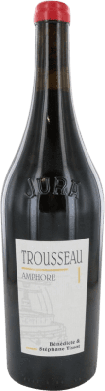 115,95 € 免费送货 | 红葡萄酒 Tissot Ánfora — 双耳陶罐, Sin Sulfitos — 无亚硫酸盐 A.O.C. Arbois 朱拉 法国 Trousseau 大瓶 — Magnum 1,5 L