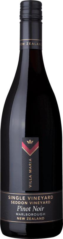 62,95 € 免费送货 | 红葡萄酒 Villa Maria Seddon Single Vineyard — 单一葡萄园 I.G. Marlborough 马尔堡 新西兰 Pinot Noir — 黑皮诺 75 cl