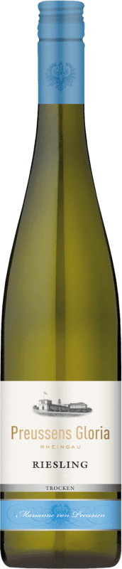 15,95 € Kostenloser Versand | Weißwein Schloss Reinhartshausen Preussens Gloria Trocken Q.b.A. Rheingau Rheingau Deutschland Riesling 75 cl