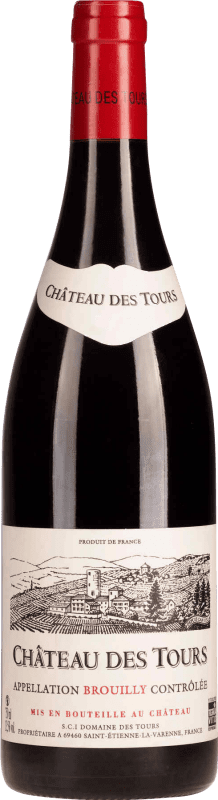 19,95 € Envoi gratuit | Vin Rouge Château des Tours Trocken — Sec A.O.C. Brouilly Beaujolais France Gamay 75 cl
