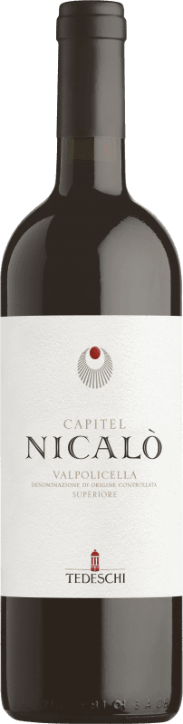 18,95 € Free Shipping | Red Wine Tedeschi Capitel Nicalò Trocken — Dry Superior D.O.C. Valpolicella Veneto Italy 75 cl