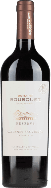 18,95 € Envoi gratuit | Vin Rouge Domaine Bousquet Trocken — Sec Réserve I.G. Valle de Uco Uco Valley Argentine Cabernet Sauvignon 75 cl