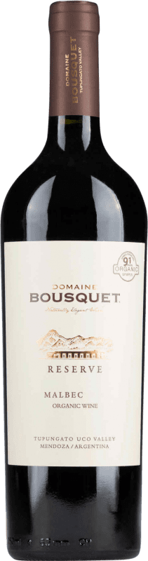 18,95 € Envoi gratuit | Vin Rouge Domaine Bousquet Trocken — Sec Réserve I.G. Valle de Uco Uco Valley Argentine Malbec 75 cl