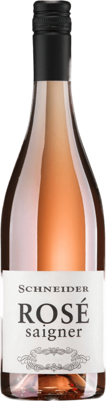 19,95 € 免费送货 | 桃红葡萄酒 Markus Schneider Saigner Trocken — 干型 Rosé — 桃红葡萄酒 Q.b.A. Pfälz 普法尔茨 德国 Merlot — 梅洛, Syrah — 西拉, Cabernet Franc — 品丽珠, Blaufränkisch — 布劳夫兰基什 75 cl