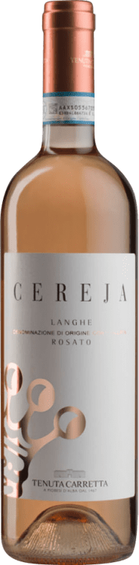 19,95 € 送料無料 | ロゼワイン Tenuta Carretta Cereja Trocken — 辛口 D.O.C. Langhe ピエモンテ イタリア Nebbiolo — ネッビオーロ, Barbera — バルベーラ 75 cl