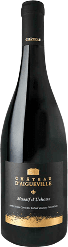 25,95 € 送料無料 | 赤ワイン Château d'Aigueville Massif d'Uchaux Trocken — 辛口 Villages A.O.C. Côtes du Rhône ローヌ フランス Syrah — シラー, Garnacha — グルナッシュ, Cariñena — カリニャン 75 cl