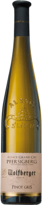 29,95 € Envio grátis | Vinho Branco Wolfberger Pfersigberg Semiseco — Meio Seco Grand Cru A.O.C. Alsace Alsácia França Pinot Cinzento 75 cl